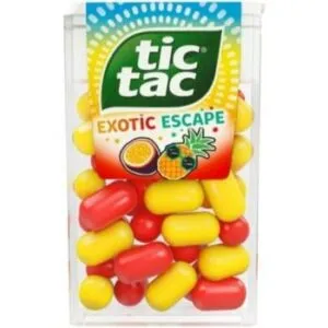 Dražejas ar ananasu-marakujas garšu Tic Tac Exotic 18g