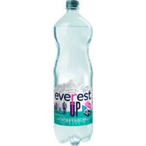Dzeramais ūdens EVEREST UP, ar himalaju sāli, gāzēts, PET, 1.5l (DEP)