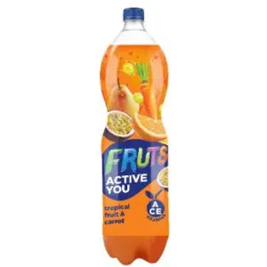 Negāzēts dzēriens FRUTS burkānu-tropu augļu 1,5L D
