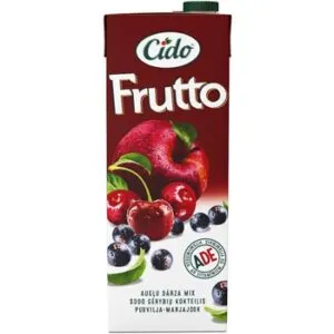 Sulas dzēriens Frutto dārza augļu ar A,D,E vit. 1.5l, Cido