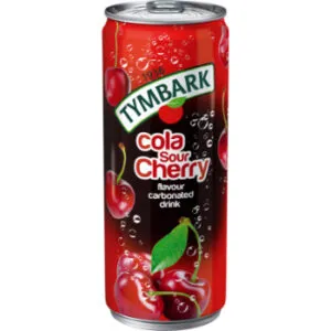 Dzēriens gāzēts Tymbark ar kolas un ķiršu garšu 0,33l