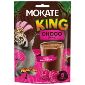 Dzēriens šokolādes Mokate Karalis Lauva ar aveņu garšu 27g