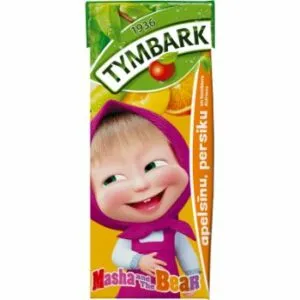 Sulas dzēriens TYMBARK Apelsīnu-bumbieru-persiku, 0.2l