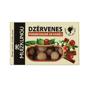Dzērvenes MUIŽKUNGU pūdercukurā ar kanēli 85g