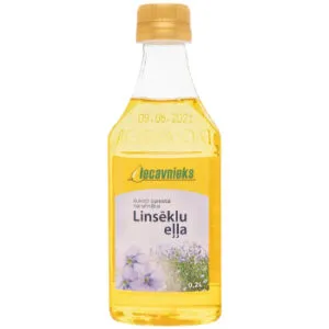 Linsēklu eļļa IECAVNIEKS nerafinēta 200ml