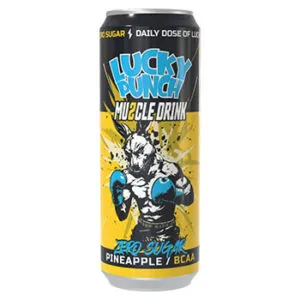 Bezalk. dzēriens Lucky Punch Pineapple 0.33l