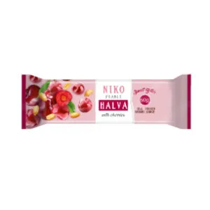 Zemesriekstu halva ar ķiršiem NIKO 60g