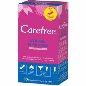 Hig.ieliktnīši Carefree Flexiform Fresh 30gb