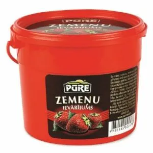 Ievārījums zemeņu 410g, Pūre