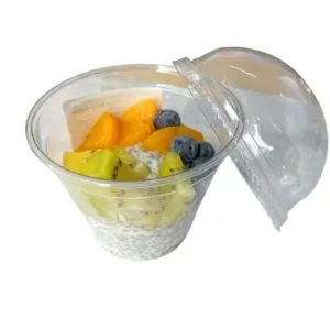 Jogurta un čia sēklu pudiņš ar augļiem 160g