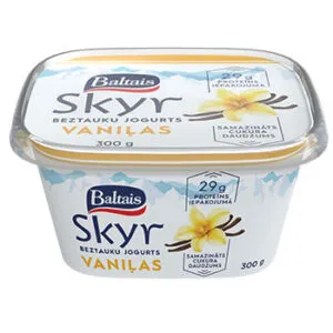 Jogurts Skyr Vaniļas 300g, Baltais