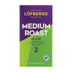 KAFIJA MALTA LOFBERGS MEDIUM ROAST IN CUP RA 500G