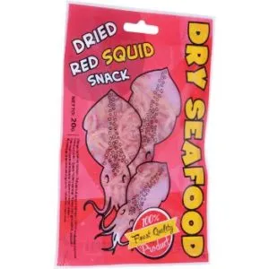 Vīt.sarkanais kalmārs DRY SEAFOOD 20g