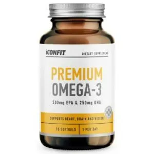Kapsulas Iconfit Premium Omega-3 1000mg N90