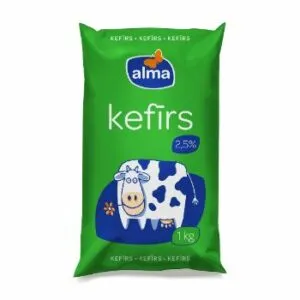 Kefīrs Alma 2.5% 1kg polipaka