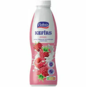 Kefīrs aveņu Baltais pudelē 700g