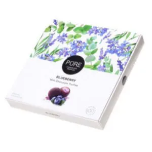 Piena šokolādes trifeles ar melleņu pildījumu ''16'' 120g, PURE CHOCOLATE