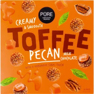 Konf. kārba Toffee piena šok.trif. ar īrisa krēma pild. 153g