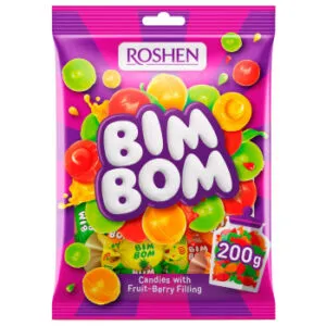 Konfektes karamele Bim Bom Roshen 200g