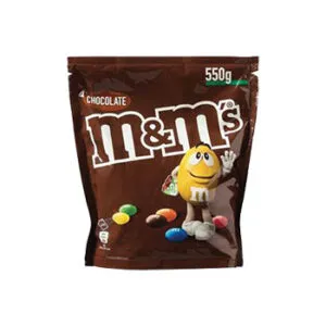 Konfektes šokolādes glazūrā M&M’s 550g