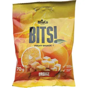Apelsīnu našķis BITS!, 70g
