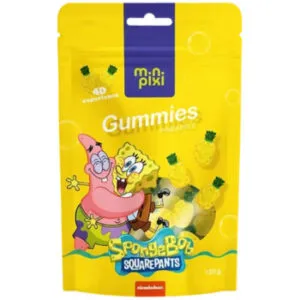 Konfektes želejas MiniPixi Pineapple SpongeBob 4D 125g