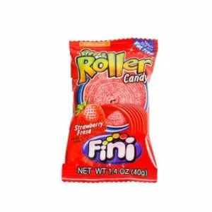 Želejkonfektes Roller Fizz FINI zemeņu 20g