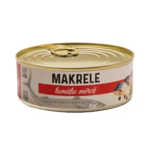 Makrele tomātu mērcē 240g/144g