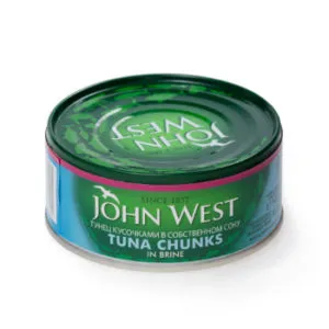 Tuncis John West gabaliņos savā sulā 145g