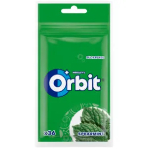 ORBIT Spearmint Pouch 36 gab.