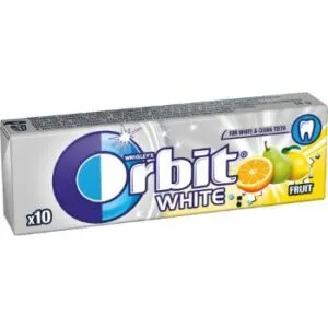 Košļājamā gumija Orbit white fruit 14g