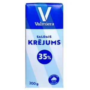 Saldais krējums 35%, UHT 200g, Valmiera