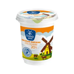 Skābais krējums LIMBAŽU 20% 300g