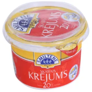Smiltene Skābais krējums 20% 200g