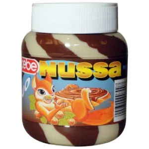Šokolādes krēms NUSSA Duo, 400g