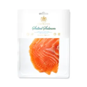 Mazsālīta laša filejas šķēlītes QUEEN HARBOUR 100g