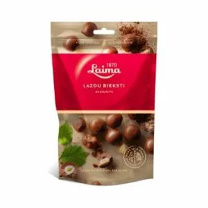 Lazdu rieksti piena šokolādē LAIMA 140g