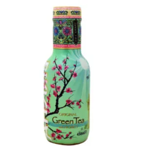 Zaļā ledus tēja Arizona ar medu, cukuru un saldinātājiem 0,45L PET (DEP)