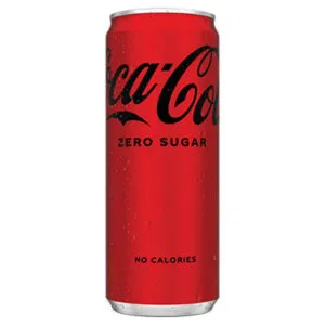 Gāzēts dzēriens Coca Cola Zero ar saldinātāju 0,33l