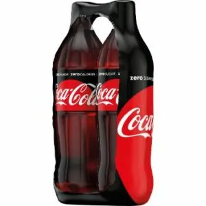 Gāzēts dzēriens COCA COLA Zero, PET, 2x1.5l (DEP)
