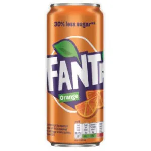 Gāzēts dzēriens FANTA Orange, bundžā, 0.33l (DEP)