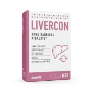 Livercon kapsulas Iconfit N30