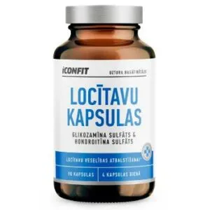 Locītavu kapsulas Glikozamīns un hondroitīns Iconfit N90