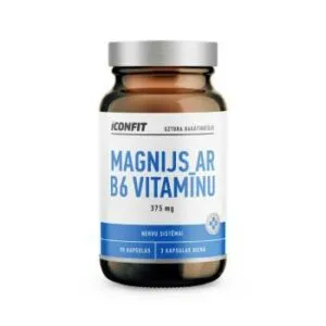 Magnesium B6 375mg kapsulas Iconfit N90