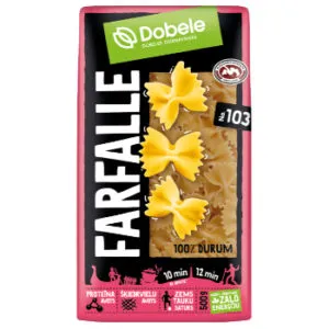 Makaroni DOBELE Farfalle 500g