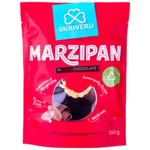 Marcipāns tumšajā šokolādē SKRĪVERU 150g