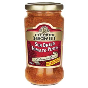 Mērce pesto ar saulē kaltētiem tomātiem Filippo Berio 190g