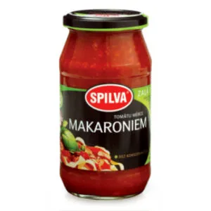 Tomātu mērce SPILVA makaroniem 500g