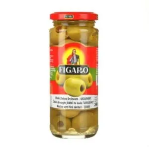 Zaļās olīvas bez kauliņiem 340g (160g), Figaro