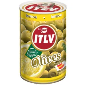Olīvas ITLV Zaļās pildītas ar citronu pastu 314ml